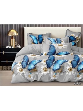 Komplet pościeli 5D „”” MILANO „”100% satyna - bawełna 4 Częściowy Rozmiar : 200/220cm