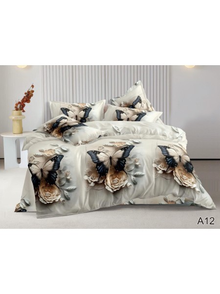 Komplet pościeli 5D „”” MILANO „”100% satyna - bawełna 4 Częściowy Rozmiar : 200/220cm