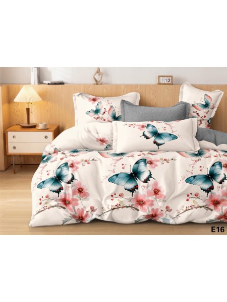 Komplet pościeli 5D „”” MILANO „”100% satyna - bawełna 4 Częściowy Rozmiar : 200/220cm