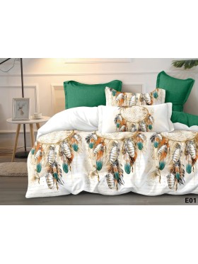 Komplet pościeli 5D „”” MILANO „”100% satyna - bawełna 4 Częściowy Rozmiar : 200/220cm