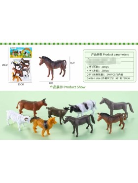 ZABAWKI animals,6SZT / PACZKA, KOLOR JAK NA ZDZIĘCIU