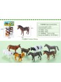 ZABAWKI animals,6SZT / PACZKA, KOLOR JAK NA ZDZIĘCIU