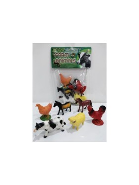 ZABAWKI animals,6SZT / PACZKA, KOLOR JAK NA ZDZIĘCIU