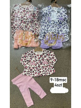 Komplet  DZIECIĘCA ,size 9-18m,paczka 4szt,1kolor