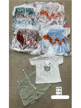 Komplet DZIECIĘCA ,size 9-24m,paczka 4szt,1kolor