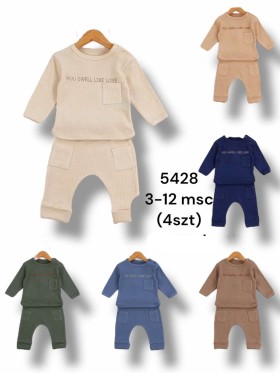 Komplet DZIECIĘCA ,size 3-12m,paczka 4szt,1kolor
