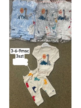 Komplet  DZIECIĘCA ,size 3-9m,paczka 3szt,1kolor