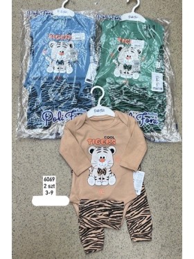 Komplet  DZIECIĘCA ,size 3-9m,paczka 2szt,1kolor
