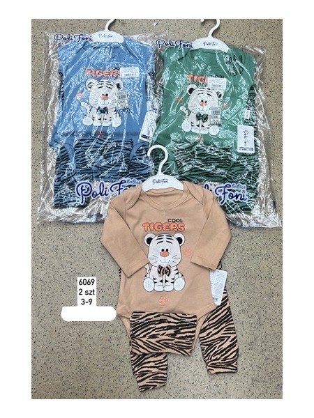 Komplet  DZIECIĘCA ,size 3-9m,paczka 2szt,1kolor