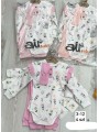 Komplet DZIECIĘCA ,size 3-12m,paczka 4szt,1kolor