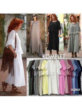 Sukienki damskie Włoski ,size uni  ,paczka 6szt mix kolor