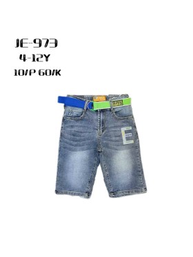 Spodenki jeans dzieciece 4-12 lat, paczka 10szt, 1 kolor