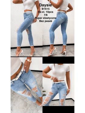 Jeansy damskie M'sara,size XS-XL, paczka 10szt,