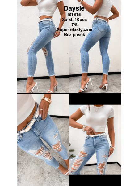 Jeansy damskie M'sara,size XS-XL, paczka 10szt,