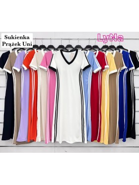 Sukienki damskie Włoskie ,size UNI, paczka 6szt ,mix kolor