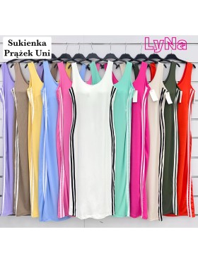 Sukienki damskie Włoskie ,size UNI, paczka 6szt ,mix kolor