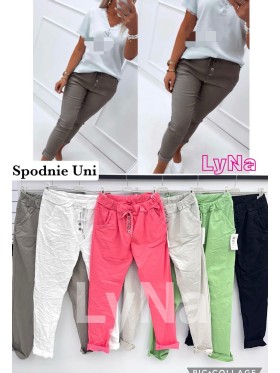 Spodnie damskie Włoskie ,size UNI, paczka 6szt ,mix kolor