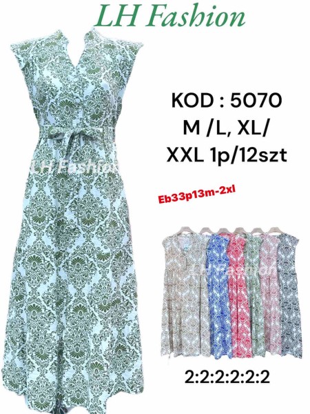 Sukienki damskie  ,size m-2xl, paczka 12szt ,mix kolor