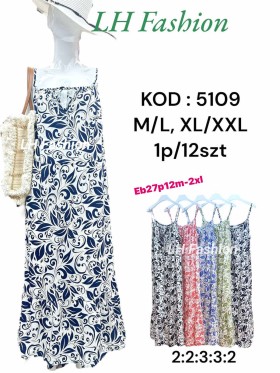 Sukienki damskie  ,size m-2xl, paczka 12szt ,mix kolor