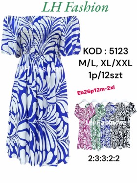 Sukienki damskie  ,size m-2xl, paczka 12szt ,mix kolor