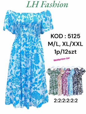 Sukienki damskie  ,size m-2xl, paczka 12szt ,mix kolor