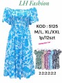 Sukienki damskie  ,size m-2xl, paczka 12szt ,mix kolor