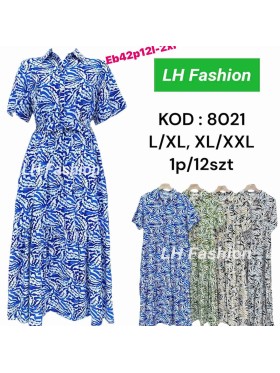 Sukienki damskie  ,size l-2xl, paczka 12szt ,mix kolor
