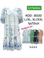 Sukienki damskie  ,size l-2xl, paczka 12szt ,mix kolor