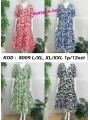Sukienki damskie  ,size l-2xl, paczka 12szt ,mix kolor