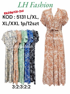Sukienki damskie  ,size l-2xl, paczka 12szt ,mix kolor