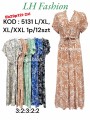 Sukienki damskie  ,size l-2xl, paczka 12szt ,mix kolor