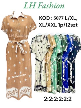 Sukienki damskie  ,size l-2xl, paczka 12szt ,mix kolor