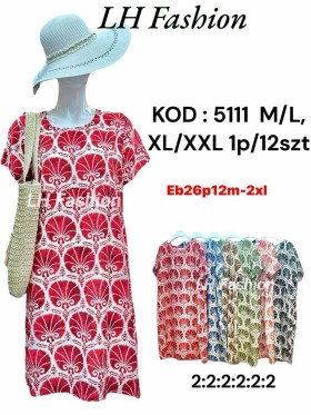 Sukienki damskie  ,size m-2xl, paczka 12szt ,mix kolor