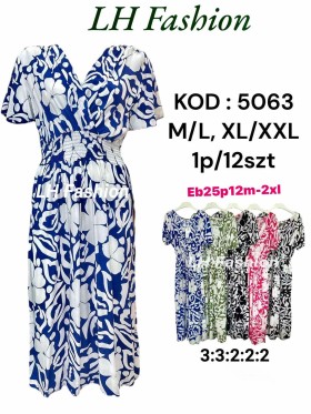 Sukienki damskie  ,size m-2xl, paczka 12szt ,mix kolor
