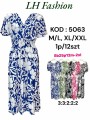 Sukienki damskie  ,size m-2xl, paczka 12szt ,mix kolor
