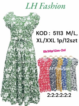 Sukienki damskie  ,size m-2xl, paczka 12szt ,mix kolor