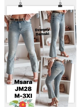 Jeansy damskie M'sara,size M-3XL, paczka 10szt,