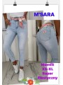 Jeansy damskie M'sara,size XS-XL, paczka 12szt,