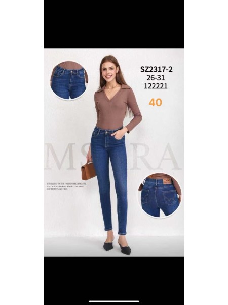 Jeansy damskie M'sara,size 26-31, paczka 10szt,