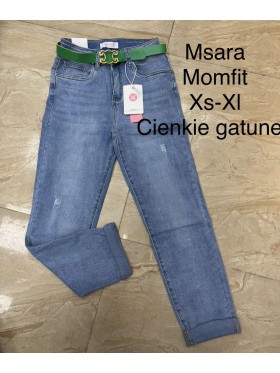 Jeansy damskie M'sara,size XS-XL, paczka 12szt,
