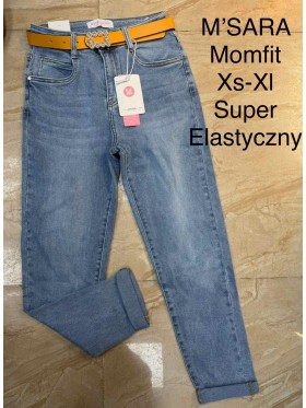 Jeansy damskie M'sara,size XS-XL, paczka 12szt,