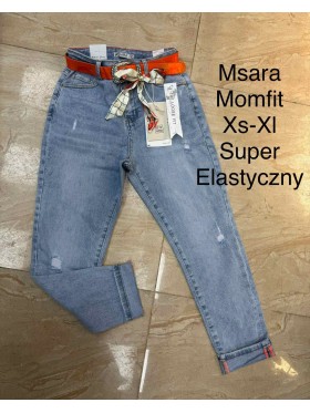 Jeansy damskie M'sara,size XS-XL, paczka 12szt,