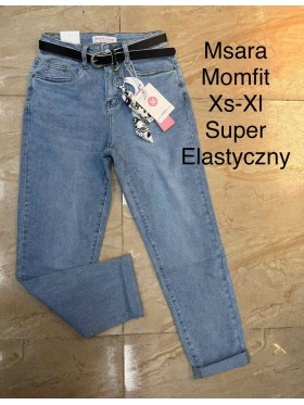 Jeansy damskie M'sara,size XS-XL, paczka 12szt,