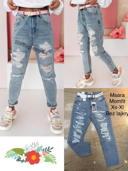 Jeansy damskie M'sara,size XS-XL, paczka 10szt,