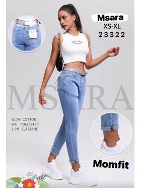 Jeansy damskie M'sara,size XS-XL, paczka 12szt,