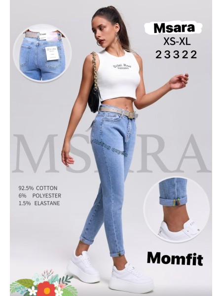 Jeansy damskie M'sara,size XS-XL, paczka 12szt,