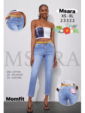 Jeansy damskie M'sara,size XS-XL, paczka 12szt,