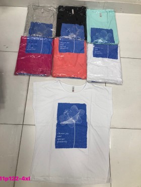 Bluzki damskie  ,size 2-4xl, paczka 12szt ,mix kolor