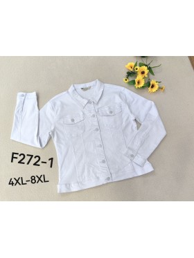 Kurtki Jeansowe damskie ,size 4-8xl, paczka 10szt,