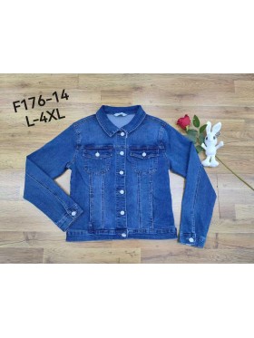 Kurtki Jeansowe damskie ,size l-4xl, paczka 10szt,